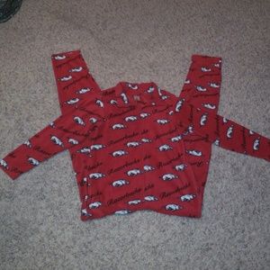 Arkansas Razorback Onesie! 🐗